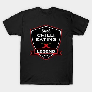 Chilli Eating Legend Badge T-Shirt